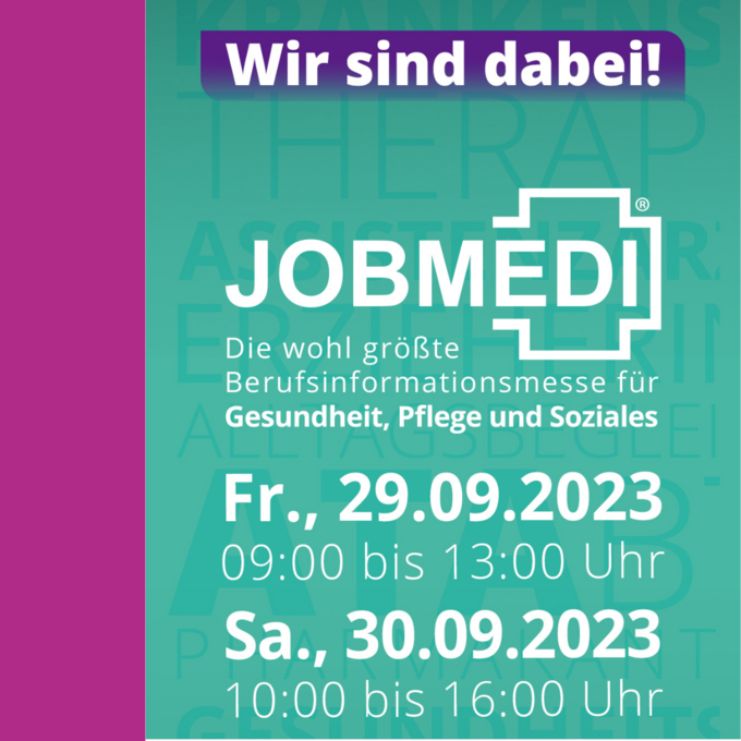 Flyer zur Messe JobMedi