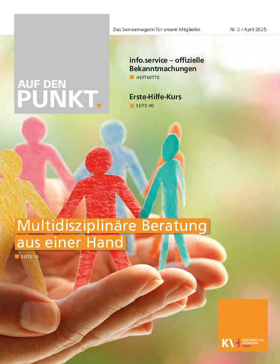 Titelcover "Auf den PUNKT." Nummer 2, April 2025