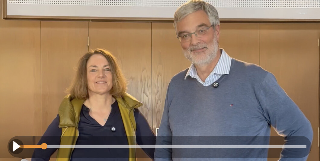 Armin Beck und Sabine Olischläger bei #FokusVersorgung in Schlüchtern