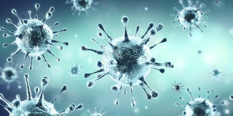 Coronavirus in 3D gerendert