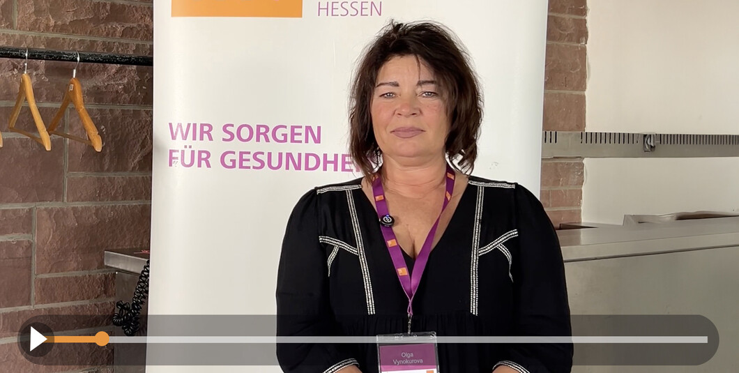 Allgemein- und Palliativmedizinerin Olga Vynokurova bei #FokusVersorgung in Heppenheim