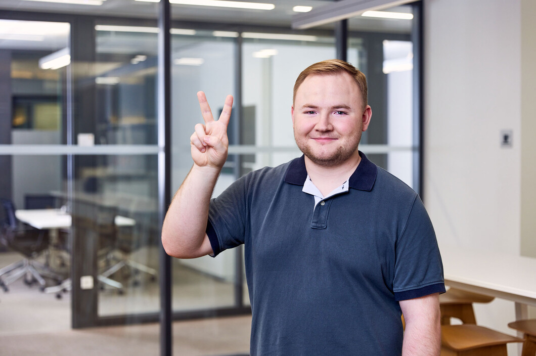 Sven Schmöckel, Auszubildender