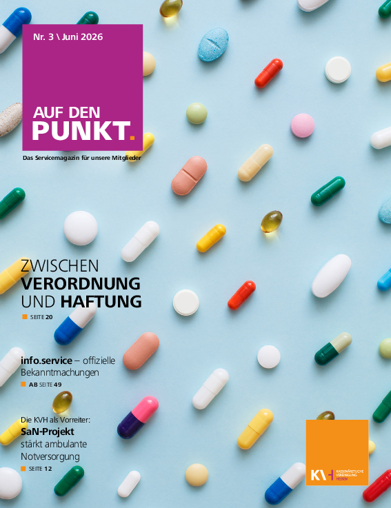 Titelcover "Auf den PUNKT." Nummer 3, April 2026