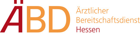 Logo des Ärztlichen Bereitschaftsdiensts Hessen, das den gleichnamigen Schriftzug zeigt.