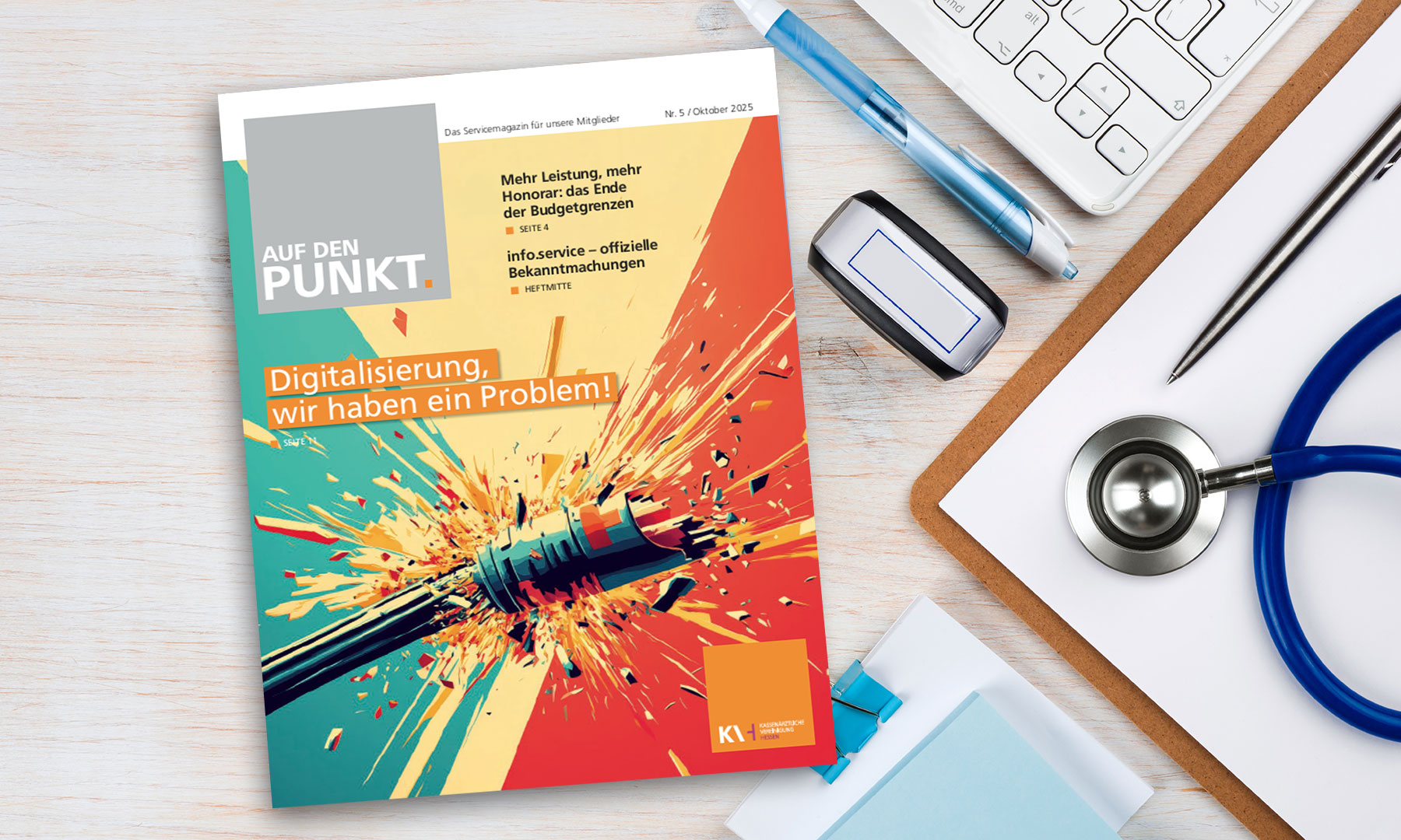 Ausgabe 5-2025 des Mitgliedermagazins "Auf den Punkt" ist veröffentlicht.  