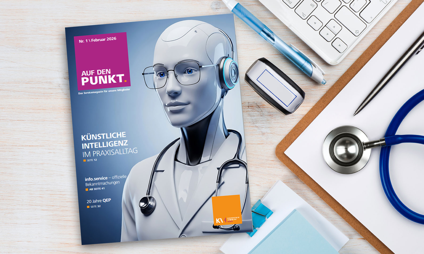 Titelcover "Auf den PUNKT." Nummer 1, Februar 2026