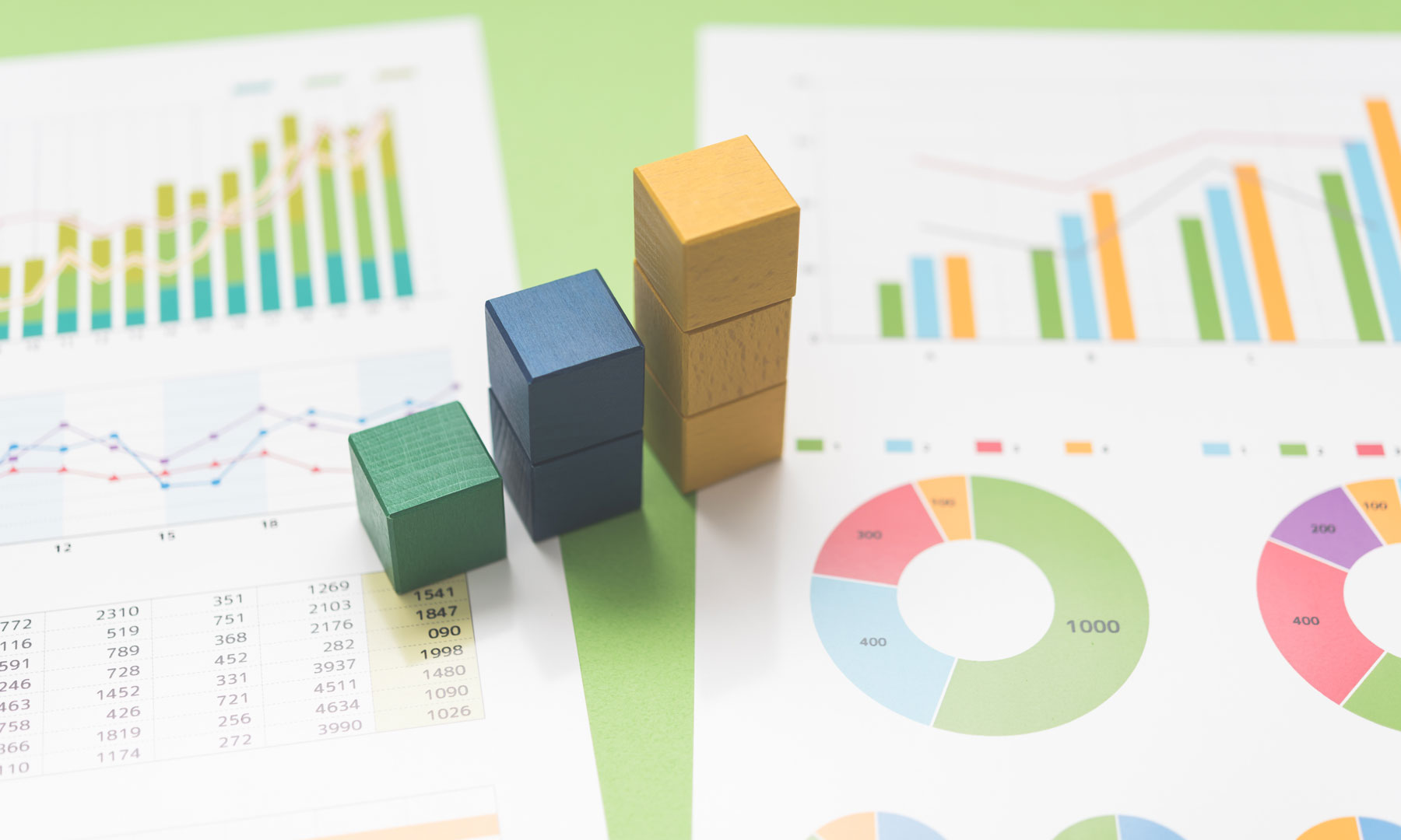 Ausdrucke mit Statistiken und Diagrammen