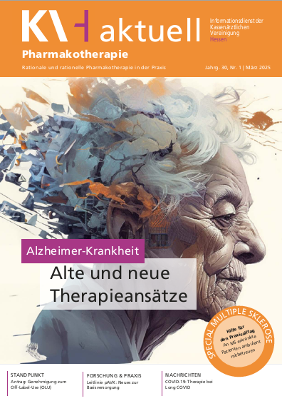 Titelbild KVH aktuell Pharmakotherapie 1-2025